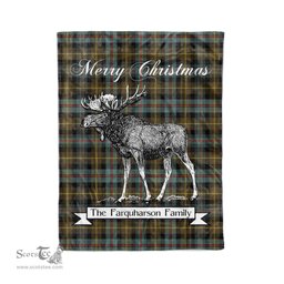 Tartan Blanket With Moose Clan Farquharson Weathered Plaid Blanket Tartan Plaid Fleece Blanket, Christmas Blanket, tartan blanket, plaid blanket, red plaid blanket, buffalo plaid blanket, green plaid blanket, plaid fleece blanket, blue plaid blanket, red tartan blanket, tartan plaid blanket, black and white plaid blanket, christmas plaid blanket, orange plaid blanket, tartan plaid throw blanket, pink plaid blanket, brown plaid blanket, buffalo check blanket