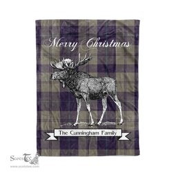 Tartan Blanket With Moose Clan Cunningham Dress Blue Dancers Plaid Blanket Tartan Plaid Fleece Blanket, Christmas Blanket, tartan blanket, plaid blanket, red plaid blanket, buffalo plaid blanket, green plaid blanket, plaid fleece blanket, blue plaid blanket, red tartan blanket, tartan plaid blanket, black and white plaid blanket, christmas plaid blanket, orange plaid blanket, tartan plaid throw blanket, pink plaid blanket, brown plaid blanket, buffalo check blanket