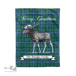Tartan Blanket With Moose Clan Douglas Ancient Plaid Blanket Tartan Plaid Fleece Blanket, Christmas Blanket, tartan blanket, plaid blanket, red plaid blanket, buffalo plaid blanket, green plaid blanket, plaid fleece blanket, blue plaid blanket, red tartan blanket, tartan plaid blanket, black and white plaid blanket, christmas plaid blanket, orange plaid blanket, tartan plaid throw blanket, pink plaid blanket, brown plaid blanket, buffalo check blanket