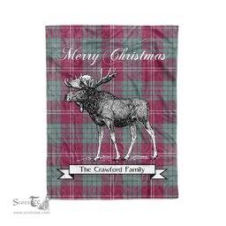 Tartan Blanket With Moose Clan Crawford Ancient Plaid Blanket Tartan Plaid Fleece Blanket, Christmas Blanket, tartan blanket, plaid blanket, red plaid blanket, buffalo plaid blanket, green plaid blanket, plaid fleece blanket, blue plaid blanket, red tartan blanket, tartan plaid blanket, black and white plaid blanket, christmas plaid blanket, orange plaid blanket, tartan plaid throw blanket, pink plaid blanket, brown plaid blanket, buffalo check blanket