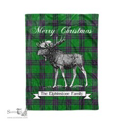 Tartan Blanket With Moose Clan Elphinstone Hunting Plaid Blanket Tartan Plaid Fleece Blanket, Christmas Blanket, tartan blanket, plaid blanket, red plaid blanket, buffalo plaid blanket, green plaid blanket, plaid fleece blanket, blue plaid blanket, red tartan blanket, tartan plaid blanket, black and white plaid blanket, christmas plaid blanket, orange plaid blanket, tartan plaid throw blanket, pink plaid blanket, brown plaid blanket, buffalo check blanket