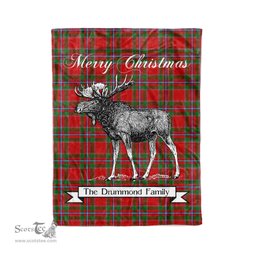 Tartan Blanket With Moose Clan Drummond Of Perth Plaid Blanket Tartan Plaid Fleece Blanket, Christmas Blanket, tartan blanket, plaid blanket, red plaid blanket, buffalo plaid blanket, green plaid blanket, plaid fleece blanket, blue plaid blanket, red tartan blanket, tartan plaid blanket, black and white plaid blanket, christmas plaid blanket, orange plaid blanket, tartan plaid throw blanket, pink plaid blanket, brown plaid blanket, buffalo check blanket