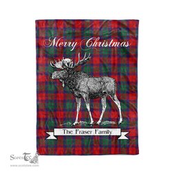 Tartan Blanket With Moose Clan Fraser of Altyre Plaid Blanket Tartan Plaid Fleece Blanket, Christmas Blanket, tartan blanket, plaid blanket, red plaid blanket, buffalo plaid blanket, green plaid blanket, plaid fleece blanket, blue plaid blanket, red tartan blanket, tartan plaid blanket, black and white plaid blanket, christmas plaid blanket, orange plaid blanket, tartan plaid throw blanket, pink plaid blanket, brown plaid blanket, buffalo check blanket