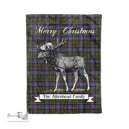 Tartan Blanket With Moose Clan Aikenhead Plaid Blanket Tartan Plaid Fleece Blanket, Christmas Blanket, tartan blanket, plaid blanket, red plaid blanket, buffalo plaid blanket, green plaid blanket, plaid fleece blanket, blue plaid blanket, red tartan blanket, tartan plaid blanket, black and white plaid blanket, christmas plaid blanket, orange plaid blanket, tartan plaid throw blanket, pink plaid blanket, brown plaid blanket, buffalo check blanket