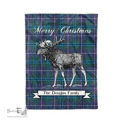 Tartan Blanket With Moose Clan Douglas Plaid Blanket Tartan Plaid Fleece Blanket, Christmas Blanket, tartan blanket, plaid blanket, red plaid blanket, buffalo plaid blanket, green plaid blanket, plaid fleece blanket, blue plaid blanket, red tartan blanket, tartan plaid blanket, black and white plaid blanket, christmas plaid blanket, orange plaid blanket, tartan plaid throw blanket, pink plaid blanket, brown plaid blanket, buffalo check blanket