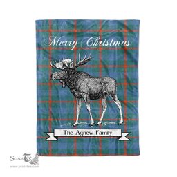 Tartan Blanket With Moose Clan Agnew Plaid Blanket Tartan Plaid Fleece Blanket, Christmas Blanket, tartan blanket, plaid blanket, red plaid blanket, buffalo plaid blanket, green plaid blanket, plaid fleece blanket, blue plaid blanket, red tartan blanket, tartan plaid blanket, black and white plaid blanket, christmas plaid blanket, orange plaid blanket, tartan plaid throw blanket, pink plaid blanket, brown plaid blanket, buffalo check blanket