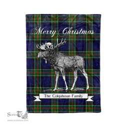 Tartan Blanket With Moose Clan Colquhoun Plaid Blanket Tartan Plaid Fleece Blanket, Christmas Blanket, tartan blanket, plaid blanket, red plaid blanket, buffalo plaid blanket, green plaid blanket, plaid fleece blanket, blue plaid blanket, red tartan blanket, tartan plaid blanket, black and white plaid blanket, christmas plaid blanket, orange plaid blanket, tartan plaid throw blanket, pink plaid blanket, brown plaid blanket, buffalo check blanket