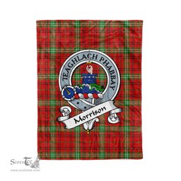 Plaid Blanket Morrison Red Modern Clan Badge Tartan Blanket Scottish Plaid Throw Blanket Tartan Plaid Fleece Blanket, tartan blanket, plaid blanket, red plaid blanket, buffalo plaid blanket, green plaid blanket, plaid fleece blanket, blue plaid blanket, red tartan blanket, tartan plaid blanket, black and white plaid blanket, , christmas plaid blanket, orange plaid blanket, tartan plaid throw blanket, pink plaid blanket, brown plaid blanket, buffalo check blanket