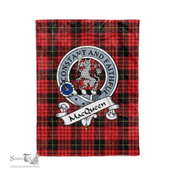 Plaid Blanket MacQueen Clan Badge Tartan Blanket Scottish Plaid Throw Blanket Tartan Plaid Fleece Blanket, tartan blanket, plaid blanket, red plaid blanket, buffalo plaid blanket, green plaid blanket, plaid fleece blanket, blue plaid blanket, red tartan blanket, tartan plaid blanket, black and white plaid blanket, , christmas plaid blanket, orange plaid blanket, tartan plaid throw blanket, pink plaid blanket, brown plaid blanket, buffalo check blanket