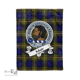Plaid Blanket Muir Clan Badge Tartan Blanket Scottish Plaid Throw Blanket Tartan Plaid Fleece Blanket, tartan blanket, plaid blanket, red plaid blanket, buffalo plaid blanket, green plaid blanket, plaid fleece blanket, blue plaid blanket, red tartan blanket, tartan plaid blanket, black and white plaid blanket, , christmas plaid blanket, orange plaid blanket, tartan plaid throw blanket, pink plaid blanket, brown plaid blanket, buffalo check blanket