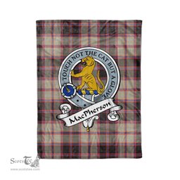 Macpherson Tartan Blanket Plaid Blanket MacPherson Hunting Ancient Clan Badge Tartan Blanket Scottish Plaid Throw Blanket Tartan Plaid Fleece Blanket - Scotstee Shop