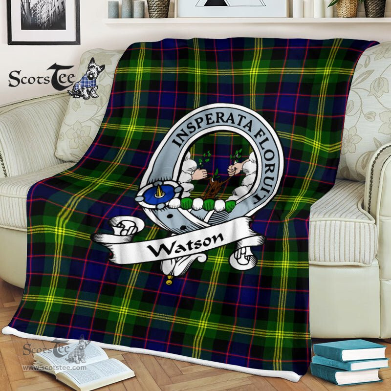 Plaid Blanket Watson Modern Clan Badge Tartan Blanket Scottish Plaid Throw Blanket Tartan Plaid Fleece Blanket, tartan blanket, plaid blanket, red plaid blanket, buffalo plaid blanket, green plaid blanket, plaid fleece blanket, blue plaid blanket, red tartan blanket, tartan plaid blanket, black and white plaid blanket, , christmas plaid blanket, orange plaid blanket, tartan plaid throw blanket, pink plaid blanket, brown plaid blanket, buffalo check blanket