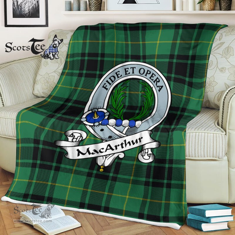 Plaid Blanket MacArthur Ancient Clan Badge Tartan Blanket Scottish Plaid Throw Blanket Tartan Plaid Fleece Blanket, tartan blanket, plaid blanket, red plaid blanket, buffalo plaid blanket, green plaid blanket, plaid fleece blanket, blue plaid blanket, red tartan blanket, tartan plaid blanket, black and white plaid blanket, , christmas plaid blanket, orange plaid blanket, tartan plaid throw blanket, pink plaid blanket, brown plaid blanket, buffalo check blanket