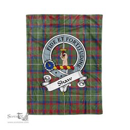 Plaid Blanket Shaw Of Tordarroch Green Modern Clan Badge Tartan Blanket Scottish Plaid Throw Blanket - Scotstee Shop