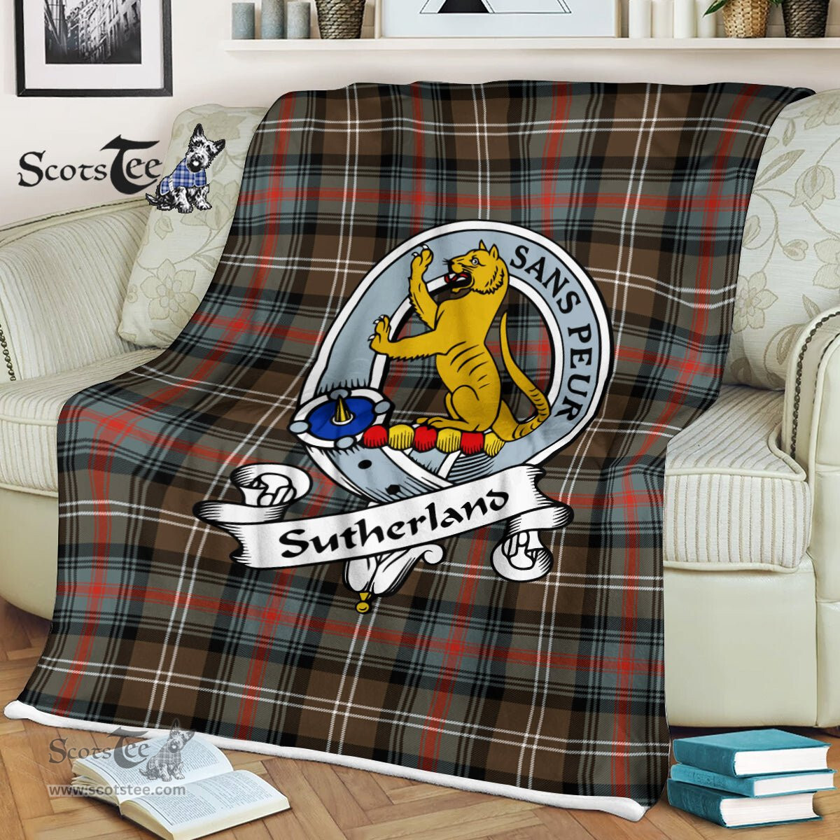 Plaid Blanket Sutherland Weathered Clan Badge Tartan Blanket Scottish Plaid Throw Blanket Tartan Plaid Fleece Blanket, tartan blanket, plaid blanket, red plaid blanket, buffalo plaid blanket, green plaid blanket, plaid fleece blanket, blue plaid blanket, red tartan blanket, tartan plaid blanket, black and white plaid blanket, , christmas plaid blanket, orange plaid blanket, tartan plaid throw blanket, pink plaid blanket, brown plaid blanket, buffalo check blanket