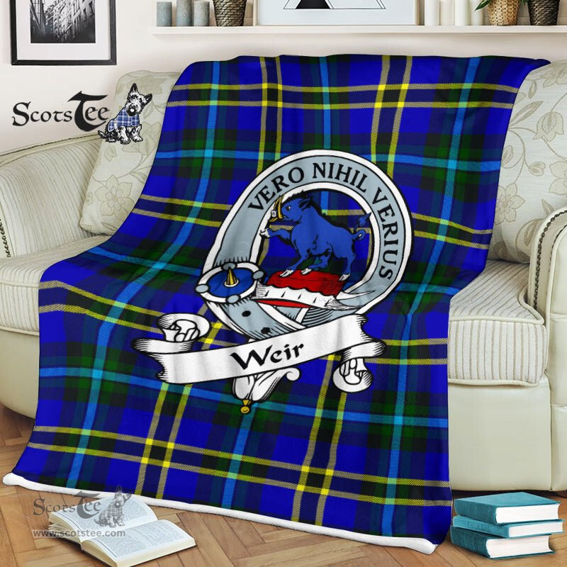 Plaid Blanket Weir Modern Clan Badge Tartan Blanket Scottish Plaid Throw Blanket Tartan Plaid Fleece Blanket, tartan blanket, plaid blanket, red plaid blanket, buffalo plaid blanket, green plaid blanket, plaid fleece blanket, blue plaid blanket, red tartan blanket, tartan plaid blanket, black and white plaid blanket, , christmas plaid blanket, orange plaid blanket, tartan plaid throw blanket, pink plaid blanket, brown plaid blanket, buffalo check blanket