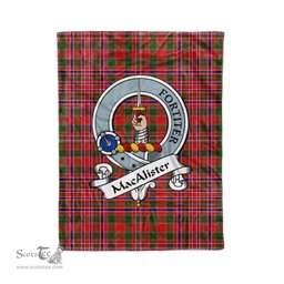 Plaid Blanket MacAlister Modern Clan Badge Tartan Blanket Scottish Plaid Throw Blanket Tartan Plaid Fleece Blanket, tartan blanket, plaid blanket, red plaid blanket, buffalo plaid blanket, green plaid blanket, plaid fleece blanket, blue plaid blanket, red tartan blanket, tartan plaid blanket, black and white plaid blanket, , christmas plaid blanket, orange plaid blanket, tartan plaid throw blanket, pink plaid blanket, brown plaid blanket, buffalo check blanket