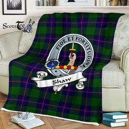 Plaid Blanket Shaw Of Tordarroch Shaw Modern Clan Badge Tartan Blanket Scottish Plaid Throw Blanket - Scotstee Shop