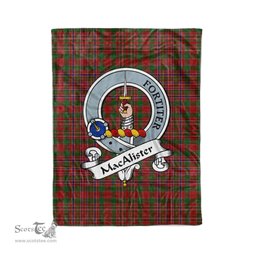 Plaid Blanket MacAlister Ancient Clan Badge Tartan Blanket Scottish Plaid Throw Blanket Tartan Plaid Fleece Blanket, tartan blanket, plaid blanket, red plaid blanket, buffalo plaid blanket, green plaid blanket, plaid fleece blanket, blue plaid blanket, red tartan blanket, tartan plaid blanket, black and white plaid blanket, , christmas plaid blanket, orange plaid blanket, tartan plaid throw blanket, pink plaid blanket, brown plaid blanket, buffalo check blanket