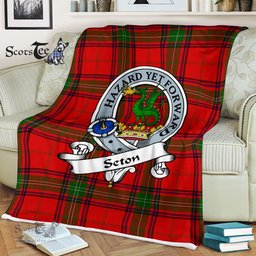 Plaid Blanket Seton Clan Badge Tartan Blanket Scottish Plaid Throw Blanket Tartan Plaid Fleece Blanket, tartan blanket, plaid blanket, red plaid blanket, buffalo plaid blanket, green plaid blanket, plaid fleece blanket, blue plaid blanket, red tartan blanket, tartan plaid blanket, black and white plaid blanket, , christmas plaid blanket, orange plaid blanket, tartan plaid throw blanket, pink plaid blanket, brown plaid blanket, buffalo check blanket