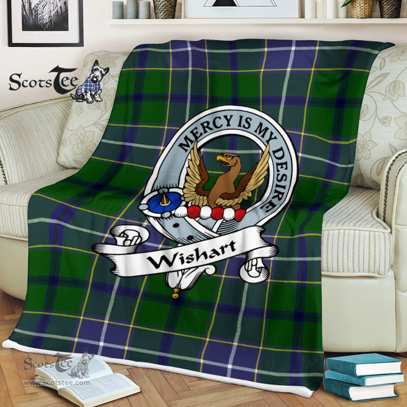 Plaid Blanket Wishart Hunting Clan Badge Tartan Blanket Scottish Plaid Throw Blanket Tartan Plaid Fleece Blanket, tartan blanket, plaid blanket, red plaid blanket, buffalo plaid blanket, green plaid blanket, plaid fleece blanket, blue plaid blanket, red tartan blanket, tartan plaid blanket, black and white plaid blanket, , christmas plaid blanket, orange plaid blanket, tartan plaid throw blanket, pink plaid blanket, brown plaid blanket, buffalo check blanket