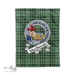 Plaid Blanket Macdonalds Of Donald Lord Of The Isles Hunting Clan Badge Tartan Blanket Scottish Plaid Throw Blanket - Scotstee Shop