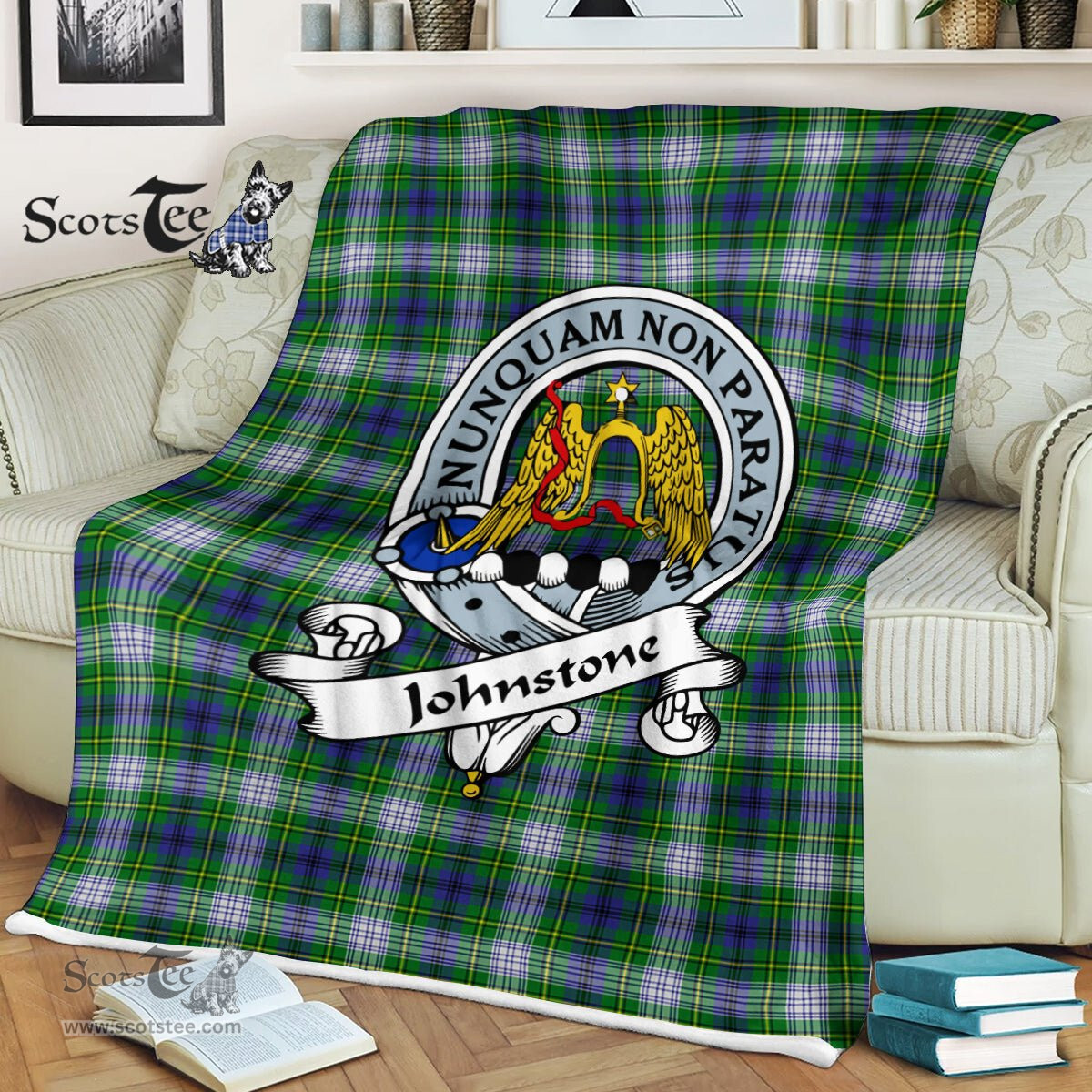 Plaid Blanket Johnston Dress Clan Badge Tartan Blanket Scottish Blue Plaid Throw Blanket Tartan Plaid Fleece Blanket, tartan blanket, plaid blanket, red plaid blanket, buffalo plaid blanket, green plaid blanket, plaid fleece blanket, blue plaid blanket, red tartan blanket, tartan plaid blanket, black and white plaid blanket, , christmas plaid blanket, orange plaid blanket, tartan plaid throw blanket, pink plaid blanket, brown plaid blanket, buffalo check blanket