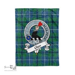 Plaid Blanket Glen Ancient Clan Badge Tartan Blanket Scottish Blue Plaid Throw Blanket Tartan Plaid Fleece Blanket, tartan blanket, plaid blanket, red plaid blanket, buffalo plaid blanket, green plaid blanket, plaid fleece blanket, blue plaid blanket, red tartan blanket, tartan plaid blanket, black and white plaid blanket, , christmas plaid blanket, orange plaid blanket, tartan plaid throw blanket, pink plaid blanket, brown plaid blanket, buffalo check blanket