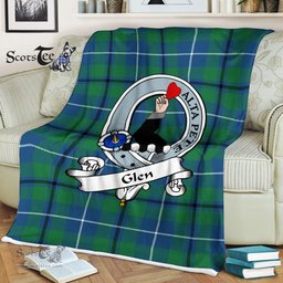 Plaid Blanket Glen Ancient Clan Badge Tartan Blanket Scottish Blue Plaid Throw Blanket Tartan Plaid Fleece Blanket, tartan blanket, plaid blanket, red plaid blanket, buffalo plaid blanket, green plaid blanket, plaid fleece blanket, blue plaid blanket, red tartan blanket, tartan plaid blanket, black and white plaid blanket, , christmas plaid blanket, orange plaid blanket, tartan plaid throw blanket, pink plaid blanket, brown plaid blanket, buffalo check blanket