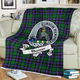 Plaid Blanket Hunter Of Peeblesshire Clan Badge Tartan Blanket Scottish Blue Plaid Throw Blanket Tartan Plaid Fleece Blanket, tartan blanket, plaid blanket, red plaid blanket, buffalo plaid blanket, green plaid blanket, plaid fleece blanket, blue plaid blanket, red tartan blanket, tartan plaid blanket, black and white plaid blanket, , christmas plaid blanket, orange plaid blanket, tartan plaid throw blanket, pink plaid blanket, brown plaid blanket, buffalo check blanket