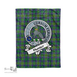 Plaid Blanket Hunter Of Hunterston Clan Badge Tartan Blanket Scottish Blue Plaid Throw Blanket Tartan Plaid Fleece Blanket, tartan blanket, plaid blanket, red plaid blanket, buffalo plaid blanket, green plaid blanket, plaid fleece blanket, blue plaid blanket, red tartan blanket, tartan plaid blanket, black and white plaid blanket, , christmas plaid blanket, orange plaid blanket, tartan plaid throw blanket, pink plaid blanket, brown plaid blanket, buffalo check blanket