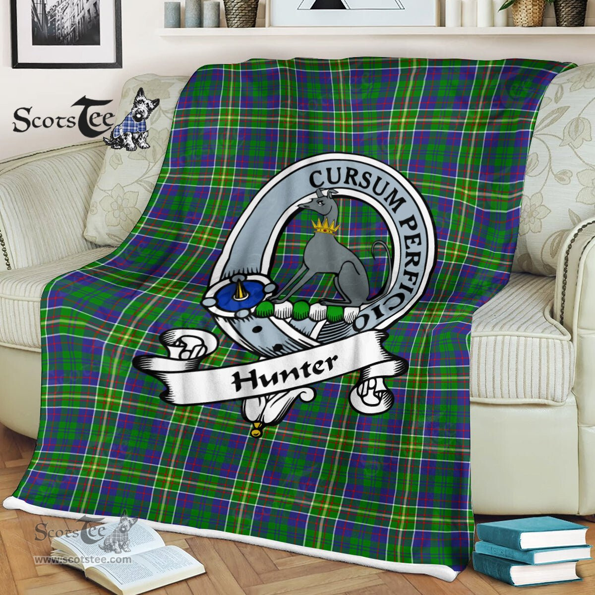 Plaid Blanket Hunter Of Hunterston Clan Badge Tartan Blanket Scottish Blue Plaid Throw Blanket Tartan Plaid Fleece Blanket, tartan blanket, plaid blanket, red plaid blanket, buffalo plaid blanket, green plaid blanket, plaid fleece blanket, blue plaid blanket, red tartan blanket, tartan plaid blanket, black and white plaid blanket, , christmas plaid blanket, orange plaid blanket, tartan plaid throw blanket, pink plaid blanket, brown plaid blanket, buffalo check blanket