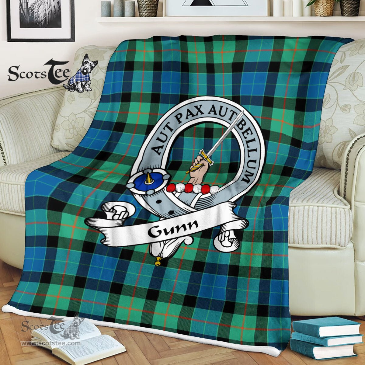 Plaid Blanket Gunn Ancient Clan Badge Tartan Blanket Scottish Blue Plaid Throw Blanket Tartan Plaid Fleece Blanket, tartan blanket, plaid blanket, red plaid blanket, buffalo plaid blanket, green plaid blanket, plaid fleece blanket, blue plaid blanket, red tartan blanket, tartan plaid blanket, black and white plaid blanket, , christmas plaid blanket, orange plaid blanket, tartan plaid throw blanket, pink plaid blanket, brown plaid blanket, buffalo check blanket