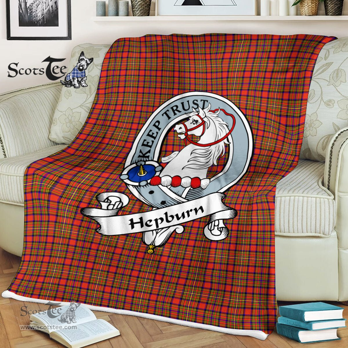 Plaid Blanket Hepburn Modern Clan Badge Tartan Blanket Scottish Blue Plaid Throw Blanket Tartan Plaid Fleece Blanket, tartan blanket, plaid blanket, red plaid blanket, buffalo plaid blanket, green plaid blanket, plaid fleece blanket, blue plaid blanket, red tartan blanket, tartan plaid blanket, black and white plaid blanket, , christmas plaid blanket, orange plaid blanket, tartan plaid throw blanket, pink plaid blanket, brown plaid blanket, buffalo check blanket