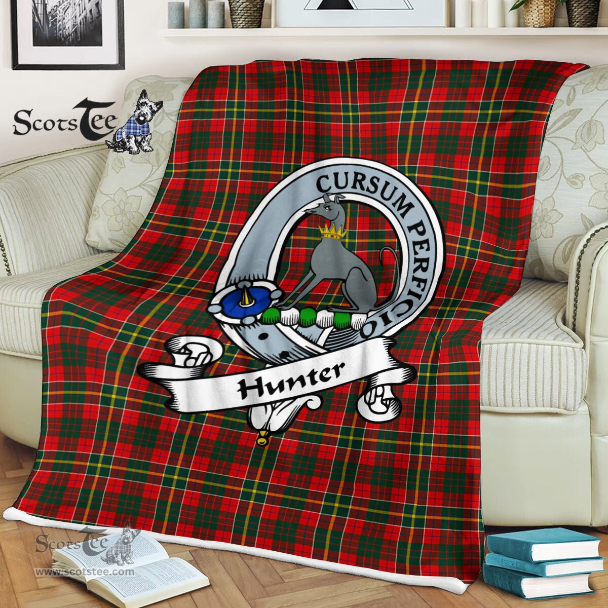 Plaid Blanket Hunter USA Clan Badge Tartan Blanket Scottish Blue Plaid Throw Blanket Tartan Plaid Fleece Blanket, tartan blanket, plaid blanket, red plaid blanket, buffalo plaid blanket, green plaid blanket, plaid fleece blanket, blue plaid blanket, red tartan blanket, tartan plaid blanket, black and white plaid blanket, , christmas plaid blanket, orange plaid blanket, tartan plaid throw blanket, pink plaid blanket, brown plaid blanket, buffalo check blanket