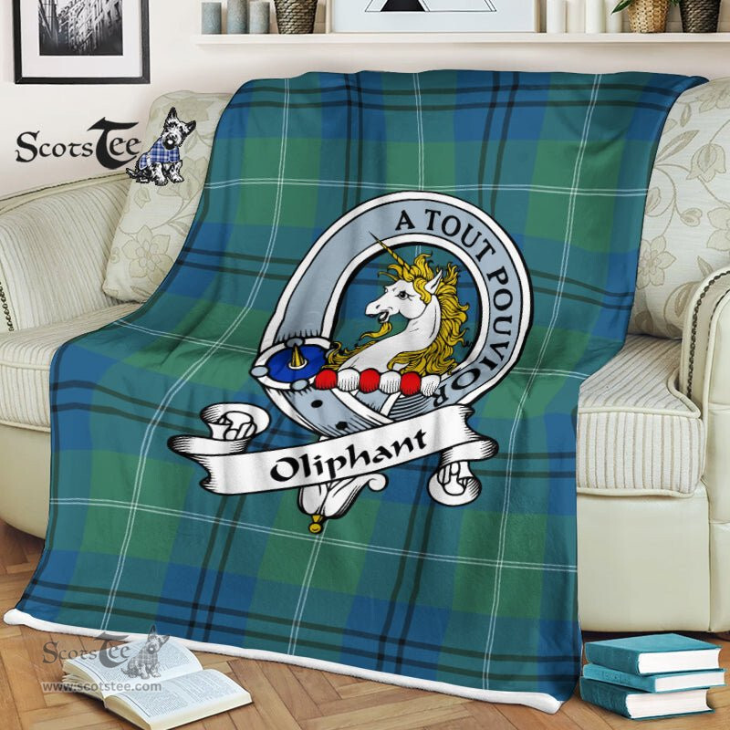 Plaid Blanket Oliphant Ancient Clan Badge Tartan Blanket Scottish Plaid Throw Blanket Tartan Plaid Fleece Blanket, tartan blanket, plaid blanket, red plaid blanket, buffalo plaid blanket, green plaid blanket, plaid fleece blanket, blue plaid blanket, red tartan blanket, tartan plaid blanket, black and white plaid blanket, , christmas plaid blanket, orange plaid blanket, tartan plaid throw blanket, pink plaid blanket, brown plaid blanket, buffalo check blanket