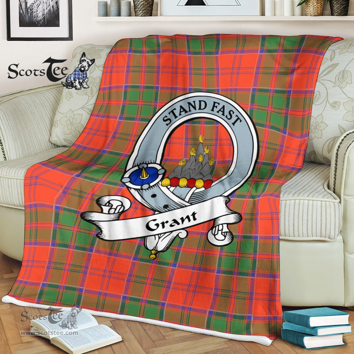 Plaid Blanket Grant Ancient Clan Badge Tartan Blanket Scottish Blue Plaid Throw Blanket Tartan Plaid Fleece Blanket, tartan blanket, plaid blanket, red plaid blanket, buffalo plaid blanket, green plaid blanket, plaid fleece blanket, blue plaid blanket, red tartan blanket, tartan plaid blanket, black and white plaid blanket, , christmas plaid blanket, orange plaid blanket, tartan plaid throw blanket, pink plaid blanket, brown plaid blanket, buffalo check blanket
