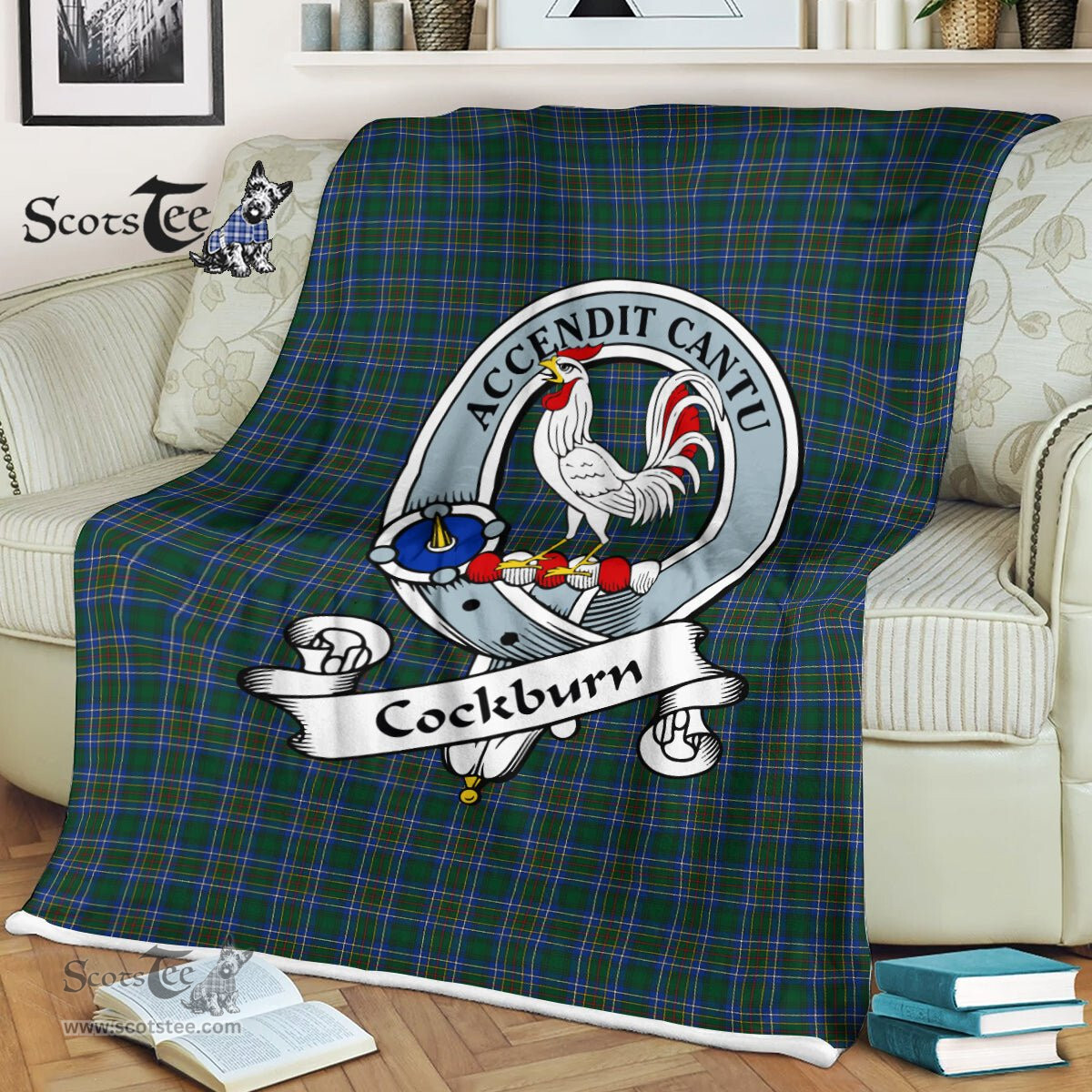 Plaid Blanket Cockburn Clan Badge Tartan Blanket Scottish Blue Plaid Throw Blanket Tartan Plaid Fleece Blanket, tartan blanket, plaid blanket, red plaid blanket, buffalo plaid blanket, green plaid blanket, plaid fleece blanket, blue plaid blanket, red tartan blanket, tartan plaid blanket, black and white plaid blanket, , christmas plaid blanket, orange plaid blanket, tartan plaid throw blanket, pink plaid blanket, brown plaid blanket, buffalo check blanket