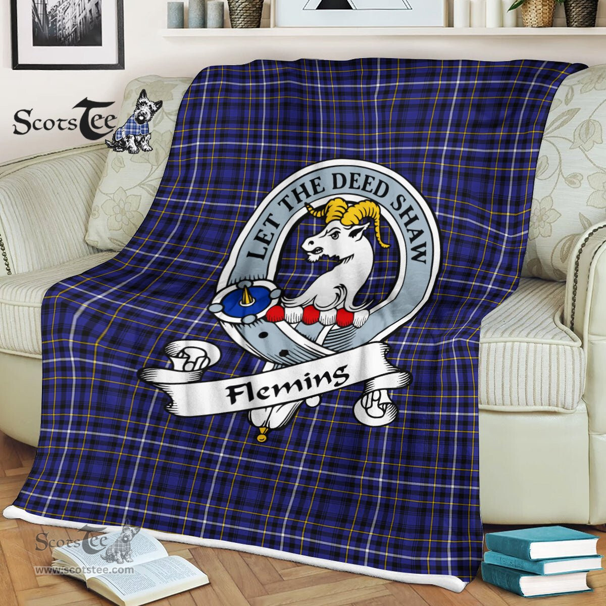 Plaid Blanket Fleming Clan Badge Tartan Blanket Scottish Blue Plaid Throw Blanket Tartan Plaid Fleece Blanket, tartan blanket, plaid blanket, red plaid blanket, buffalo plaid blanket, green plaid blanket, plaid fleece blanket, blue plaid blanket, red tartan blanket, tartan plaid blanket, black and white plaid blanket, , christmas plaid blanket, orange plaid blanket, tartan plaid throw blanket, pink plaid blanket, brown plaid blanket, buffalo check blanket