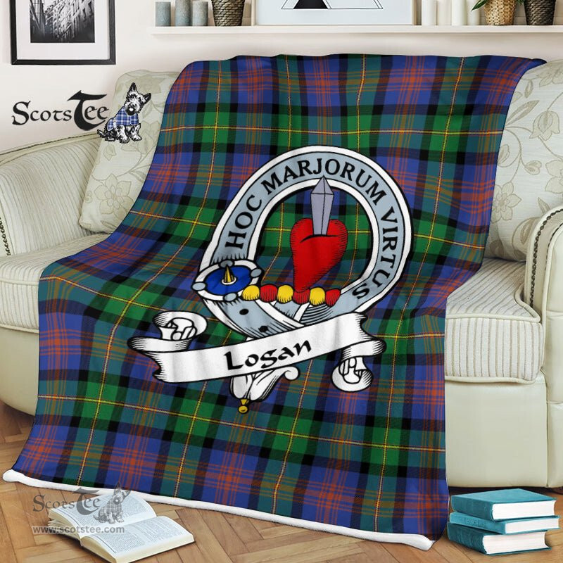 Plaid Blanket Logan Ancient Clan Badge Tartan Blanket Scottish Plaid Throw Blanket Tartan Plaid Fleece Blanket, tartan blanket, plaid blanket, red plaid blanket, buffalo plaid blanket, green plaid blanket, plaid fleece blanket, blue plaid blanket, red tartan blanket, tartan plaid blanket, black and white plaid blanket, , christmas plaid blanket, orange plaid blanket, tartan plaid throw blanket, pink plaid blanket, brown plaid blanket, buffalo check blanket