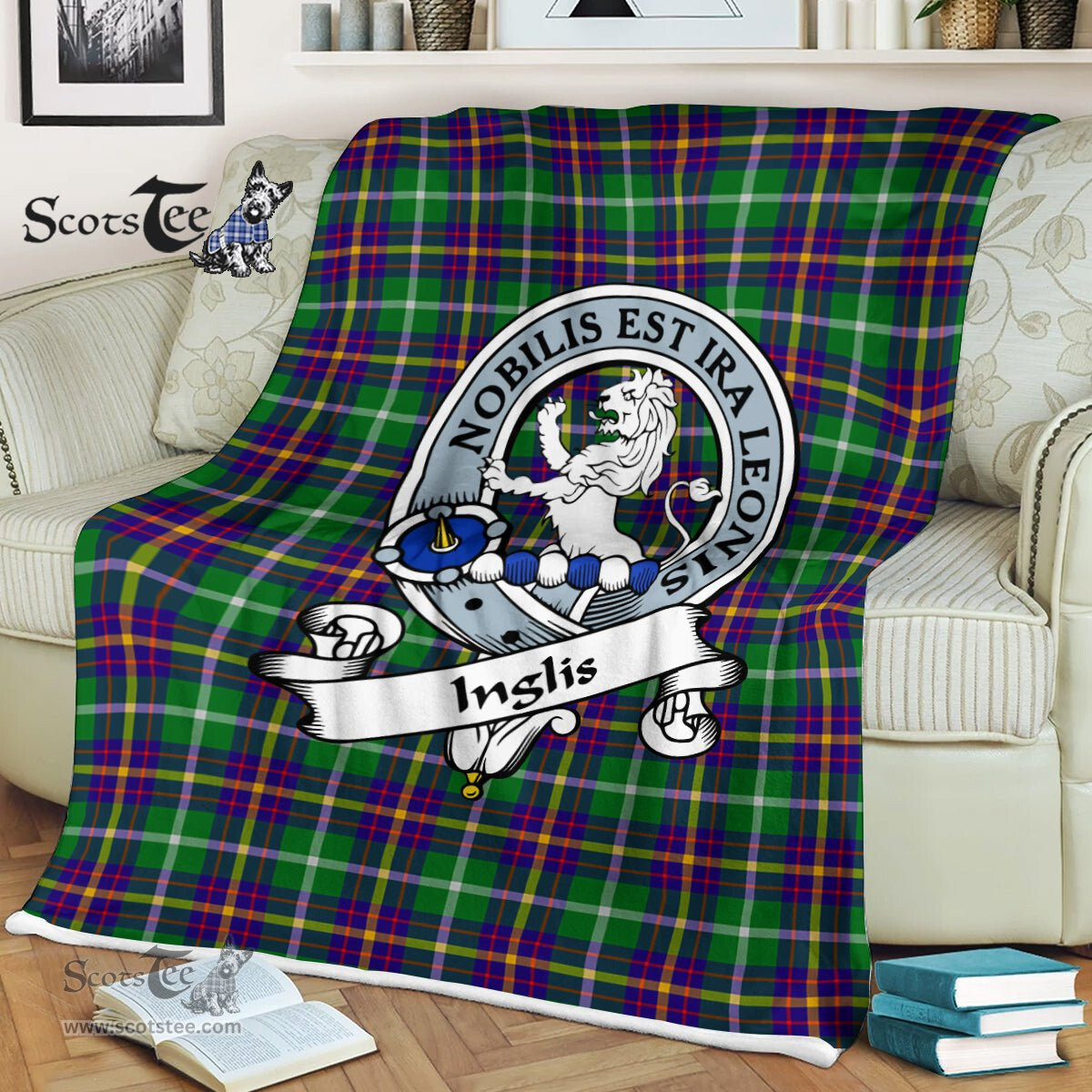 Plaid Blanket Inglis Clan Badge Tartan Blanket Scottish Blue Plaid Throw Blanket Tartan Plaid Fleece Blanket, tartan blanket, plaid blanket, red plaid blanket, buffalo plaid blanket, green plaid blanket, plaid fleece blanket, blue plaid blanket, red tartan blanket, tartan plaid blanket, black and white plaid blanket, , christmas plaid blanket, orange plaid blanket, tartan plaid throw blanket, pink plaid blanket, brown plaid blanket, buffalo check blanket