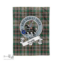 Plaid Blanket Craig Ancient Clan Badge Tartan Blanket Scottish Blue Plaid Throw Blanket Tartan Plaid Fleece Blanket, tartan blanket, plaid blanket, red plaid blanket, buffalo plaid blanket, green plaid blanket, plaid fleece blanket, blue plaid blanket, red tartan blanket, tartan plaid blanket, black and white plaid blanket, , christmas plaid blanket, orange plaid blanket, tartan plaid throw blanket, pink plaid blanket, brown plaid blanket, buffalo check blanket