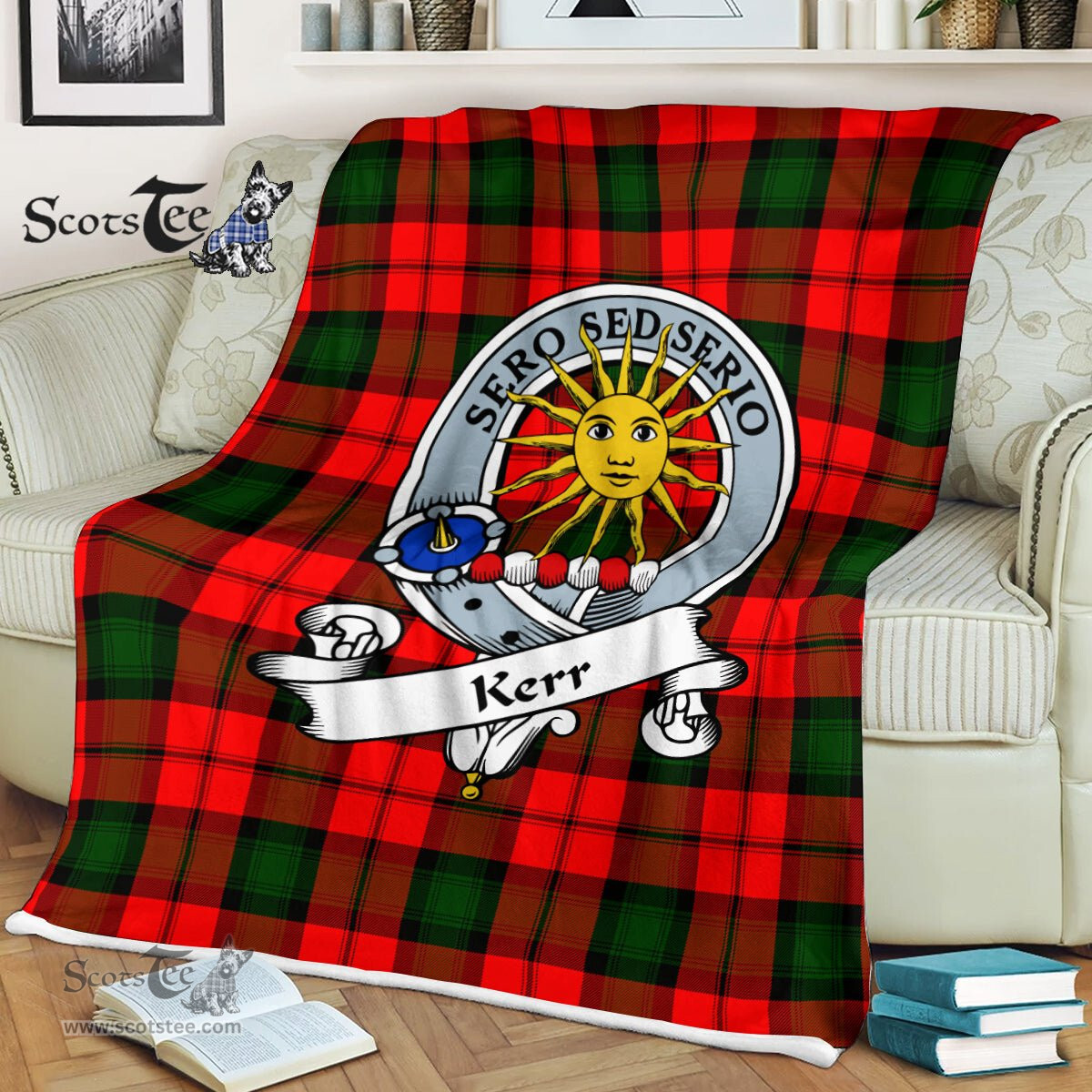 Plaid Blanket Kerr Modern Clan Badge Tartan Blanket Scottish Blue Plaid Throw Blanket Tartan Plaid Fleece Blanket, tartan blanket, plaid blanket, red plaid blanket, buffalo plaid blanket, green plaid blanket, plaid fleece blanket, blue plaid blanket, red tartan blanket, tartan plaid blanket, black and white plaid blanket, , christmas plaid blanket, orange plaid blanket, tartan plaid throw blanket, pink plaid blanket, brown plaid blanket, buffalo check blanket