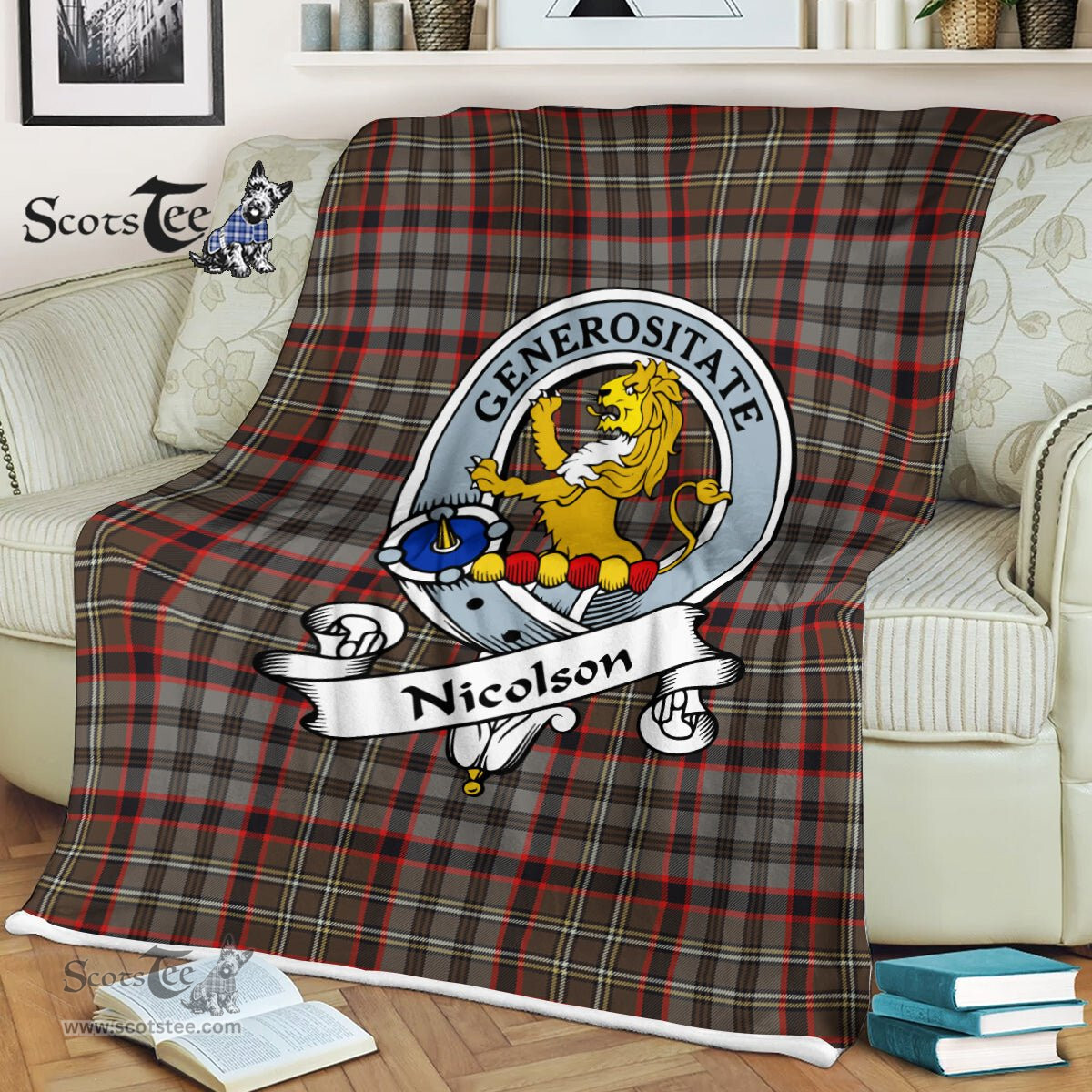 Plaid Blanket Nicolson Hunting Weathered Clan Badge Tartan Blanket Scottish Blue Plaid Throw Blanket Tartan Plaid Fleece Blanket, tartan blanket, plaid blanket, red plaid blanket, buffalo plaid blanket, green plaid blanket, plaid fleece blanket, blue plaid blanket, red tartan blanket, tartan plaid blanket, black and white plaid blanket, , christmas plaid blanket, orange plaid blanket, tartan plaid throw blanket, pink plaid blanket, brown plaid blanket, buffalo check blanket