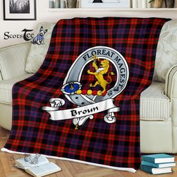 Plaid Blanket Broun Modern Clan Badge Tartan Blanket Scottish Blue Plaid Throw Blanket Tartan Plaid Fleece Blanket, tartan blanket, plaid blanket, red plaid blanket, buffalo plaid blanket, green plaid blanket, plaid fleece blanket, blue plaid blanket, red tartan blanket, tartan plaid blanket, black and white plaid blanket, , christmas plaid blanket, orange plaid blanket, tartan plaid throw blanket, pink plaid blanket, brown plaid blanket, buffalo check blanket