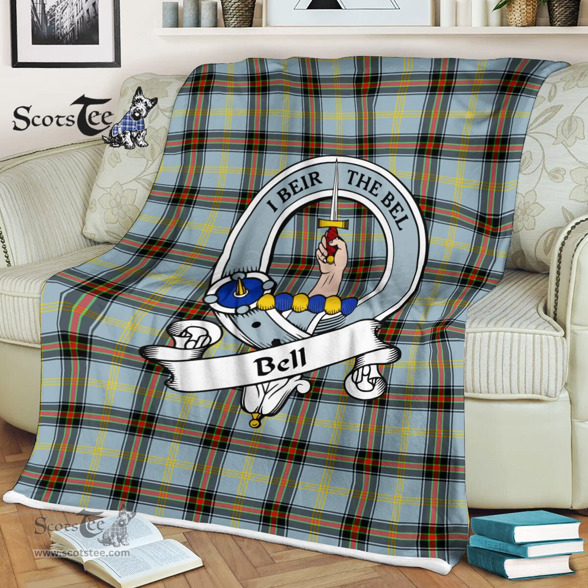 Plaid Blanket Bell Clan Badge Tartan Blanket Scottish Blue Plaid Throw Blanket Tartan Plaid Fleece Blanket, tartan blanket, plaid blanket, red plaid blanket, buffalo plaid blanket, green plaid blanket, plaid fleece blanket, blue plaid blanket, red tartan blanket, tartan plaid blanket, black and white plaid blanket, , christmas plaid blanket, orange plaid blanket, tartan plaid throw blanket, pink plaid blanket, brown plaid blanket, buffalo check blanket
