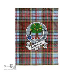 Anderson Tartan Blanket Plaid Blanket Anderson Ancient Clan Badge Tartan Blanket - Scotstee Shop