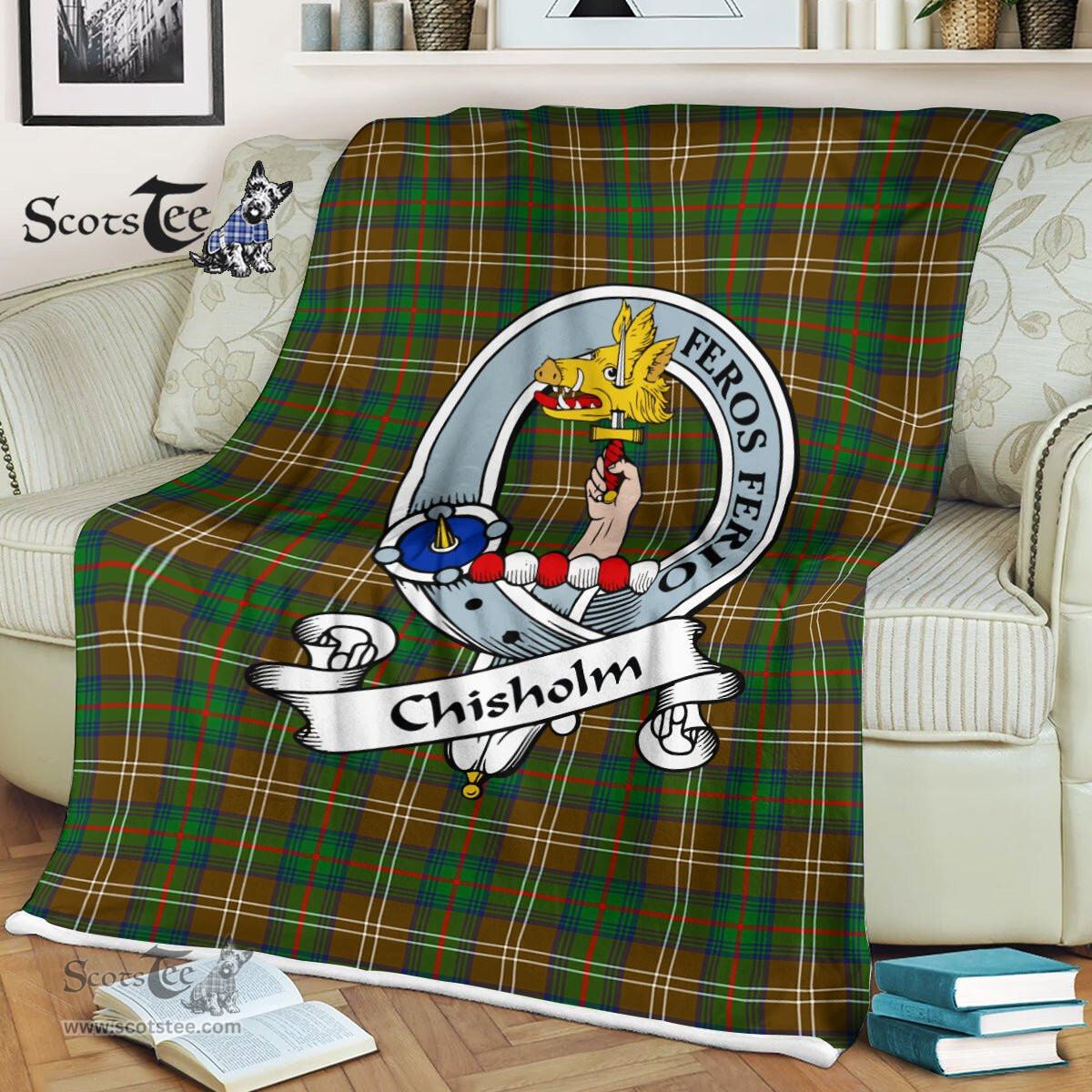 Plaid Blanket Chisholm Hunting Clan Badge Tartan Blanket Scottish Blue Plaid Throw Blanket Tartan Plaid Fleece Blanket, tartan blanket, plaid blanket, red plaid blanket, buffalo plaid blanket, green plaid blanket, plaid fleece blanket, blue plaid blanket, red tartan blanket, tartan plaid blanket, black and white plaid blanket, , christmas plaid blanket, orange plaid blanket, tartan plaid throw blanket, pink plaid blanket, brown plaid blanket, buffalo check blanket
