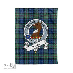 Baird Tartan Blanket Plaid Blanket Baird Ancient Clan Badge Tartan Blanket - Scotstee Shop