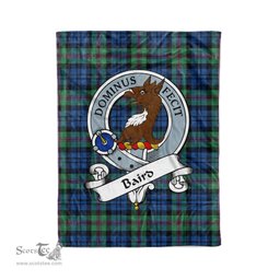 Baird Tartan Blanket Plaid Blanket Baird Ancient Clan Badge Tartan Blanket - Scotstee Shop